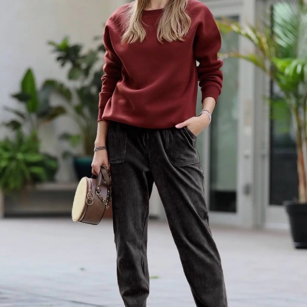 Women's Black Corduroy Pants